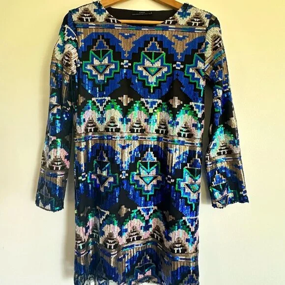 Gorgeous Sparkly Mini Dress by Zara - Picture 3 of 13